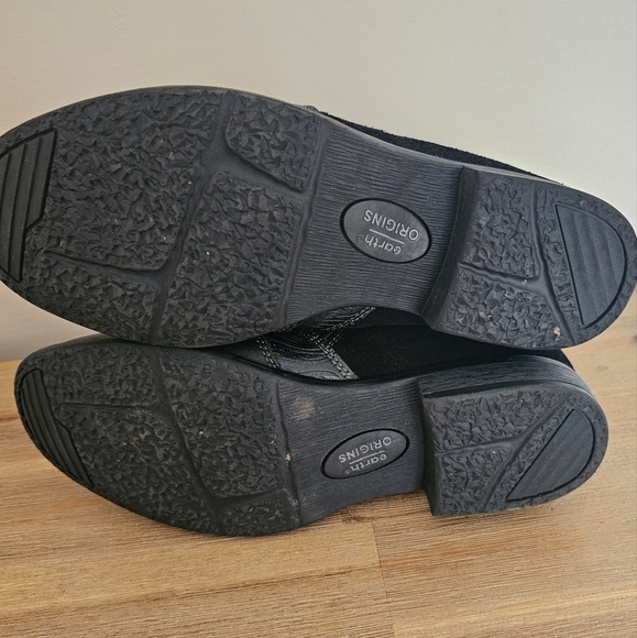 Earth Origins Navigate Noah Womens Black Leather Zipper Ankle & Booties Boots - Picture 8 of 9